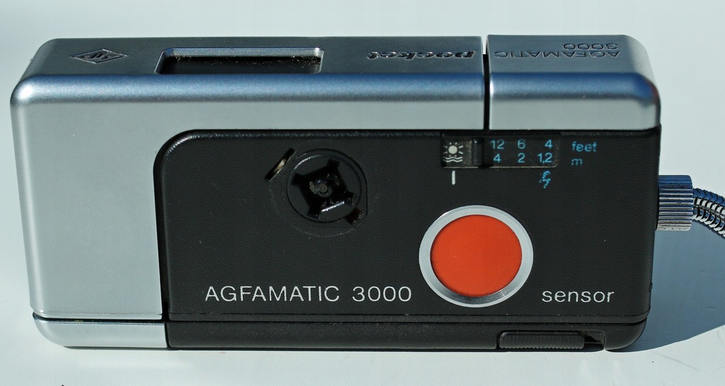 Agfa AGFAMATIC 3000 pocket sensor + futerał