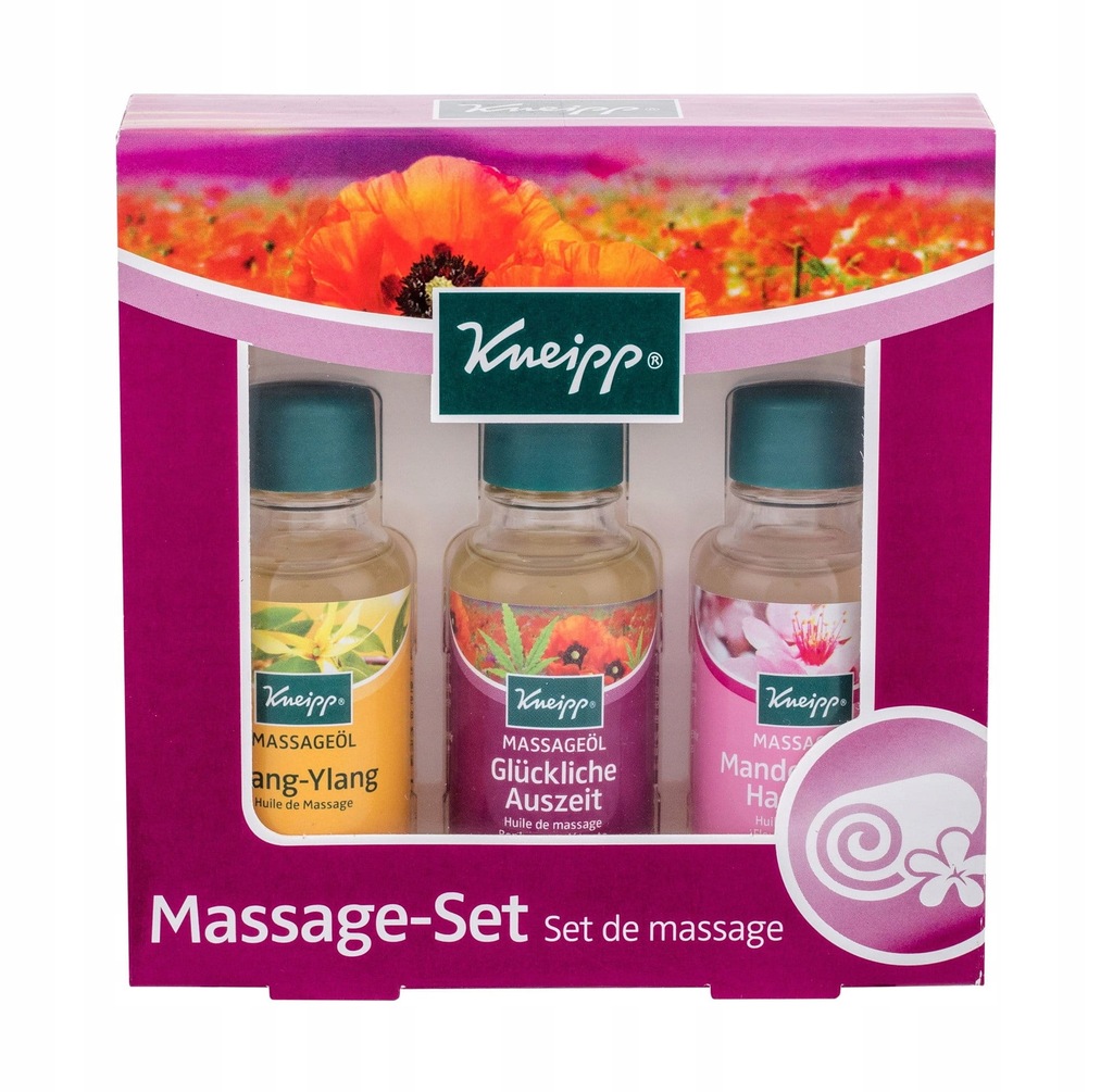 Kneipp Massage Olejki Do Masażu 3x20ml