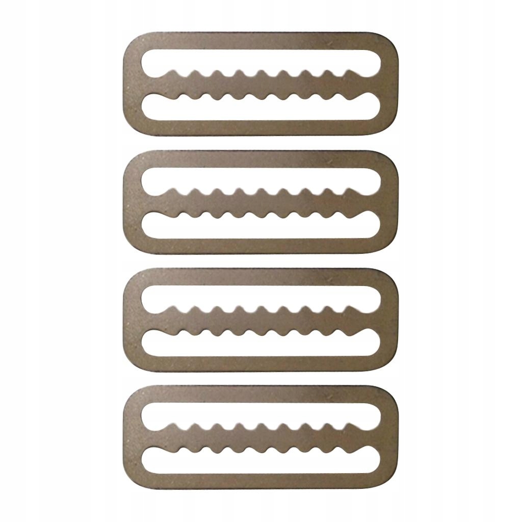 4 Pieces Weight Belt Webbing Keeper Retainer 2"