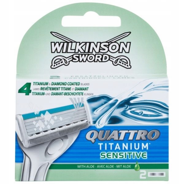 Wilkinson Wkłady Quattro Titanium 2szt