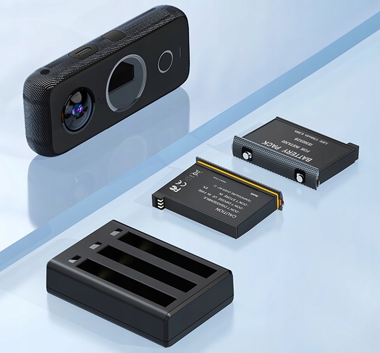 Купить Зарядное устройство + 2 аккумулятора Insta360 One X2: отзывы, фото, характеристики в интерне-магазине Aredi.ru