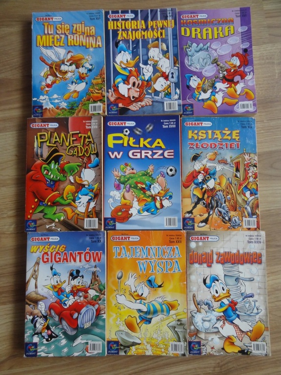 Komiks Gigant Kaczor Donald nr 1-12 (bez 2,9,11)