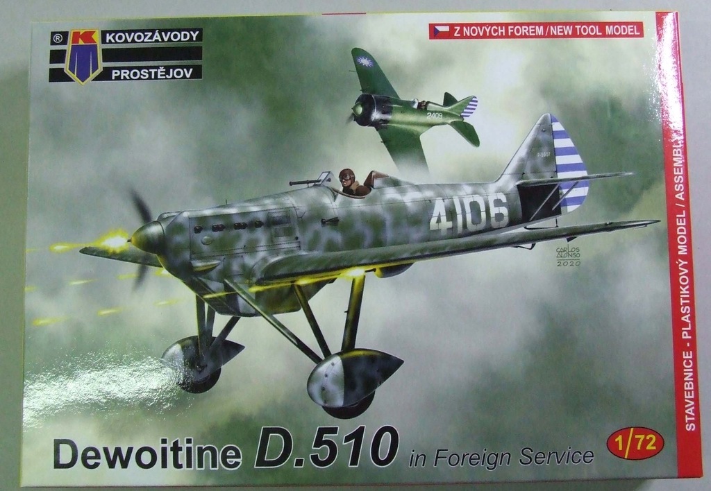 Dewoitine D.510 in Foreign Service KPM0185 1/72