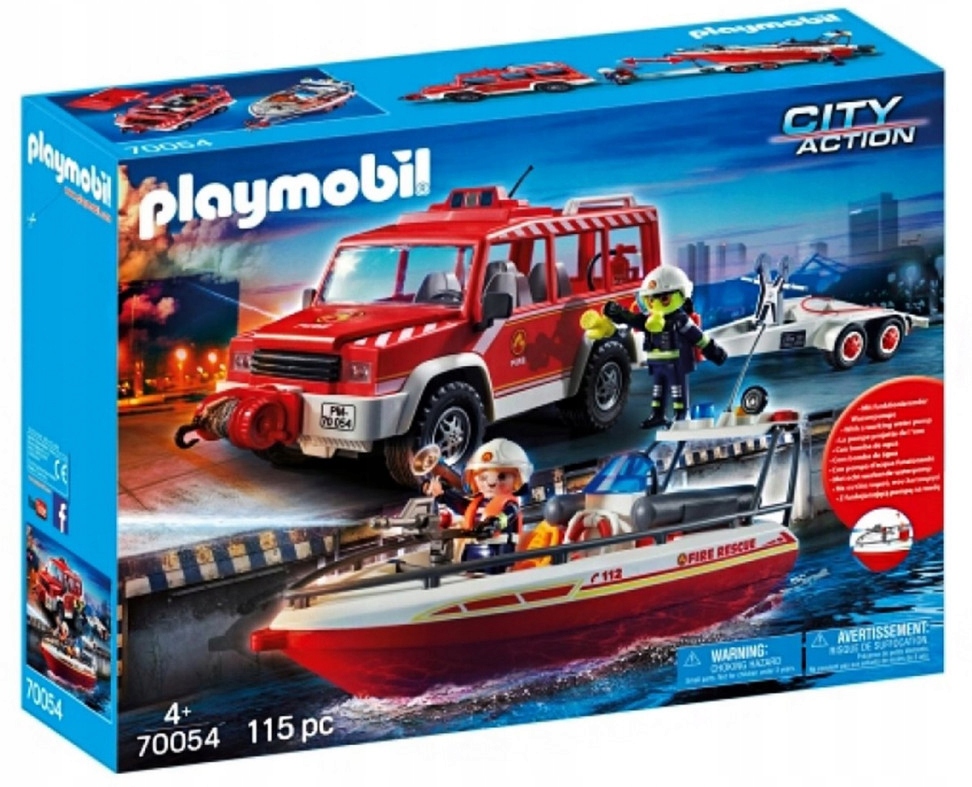 Playmobil (R) City Action 70054. Samochód Straż... - 7967271497 - Oficjalne Archiwum Allegro