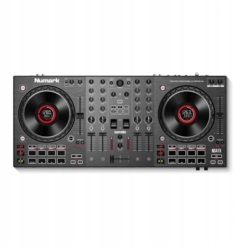 Numark NS4FX 4-Deck Professional DJ Controller sam