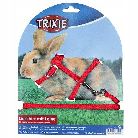 Trixie szelki dla królika ze smyczą