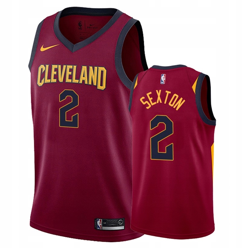 ウェア Cleveland Cavaliers Sexton #2 NBA Koszulka NBA Cleveland Cavaliers # 2 SEXTON Maroon