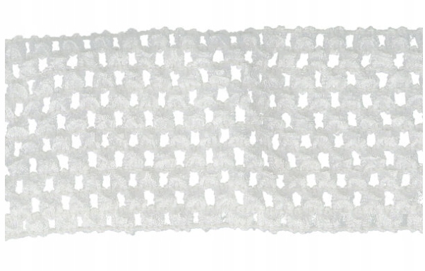 GUMA TUTU ażurowa szeroka 7 cm BIAŁA