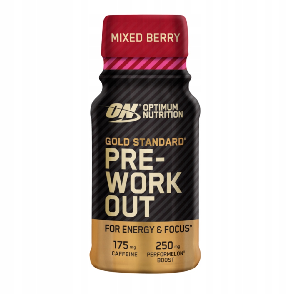 Optimum Nutrition Gold Standard Shot przedtreningowy owoce leśne - 60 ml