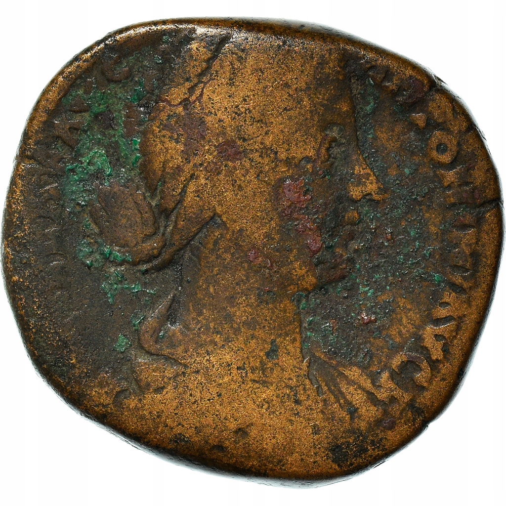 Moneta, Lucilla, Sestertius, 161-162, Rome, F(12-1