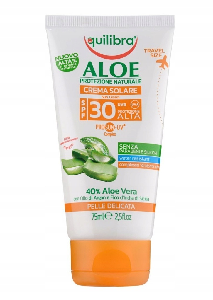 Equilibra Aloe Krem przeciwsłoneczny SPF30 75ml