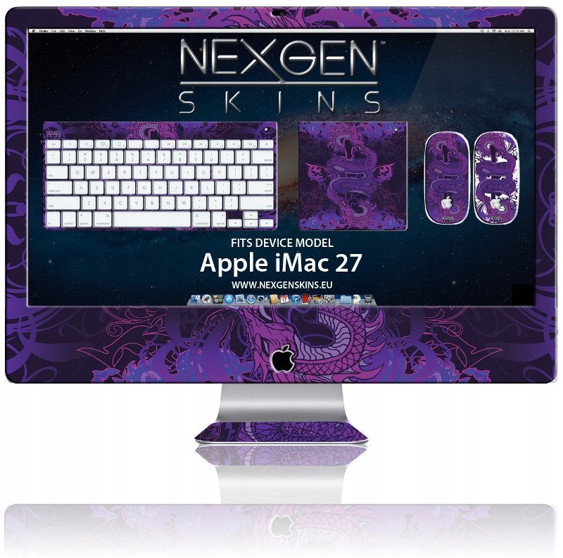 Nexgen Skins - Zestaw skórek na obudowę z efektem 3D iMac 27" (Serpent