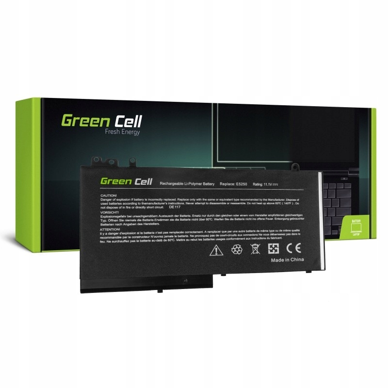 GREEN CELL Bateria do Dell E5250 RYXXH 11,1V 2,9Ah