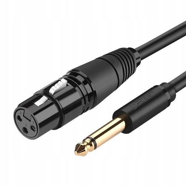 Ugreen kabel audio mikrofonowy XLR - 6,35 mm 2 m