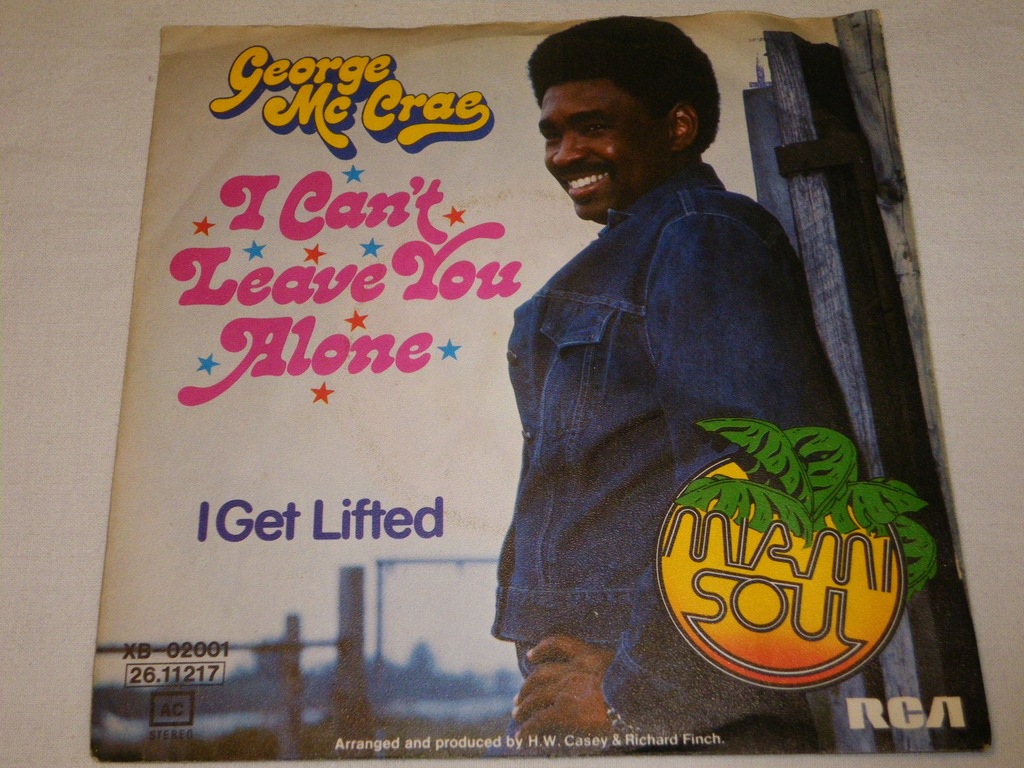 George McCrae- I Can't Leave Yoyu Alone SP 7''