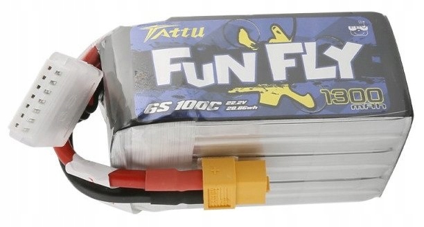 Akumulator Tattu Funfly 1300mAh 22.2V 100C 6S1P XT