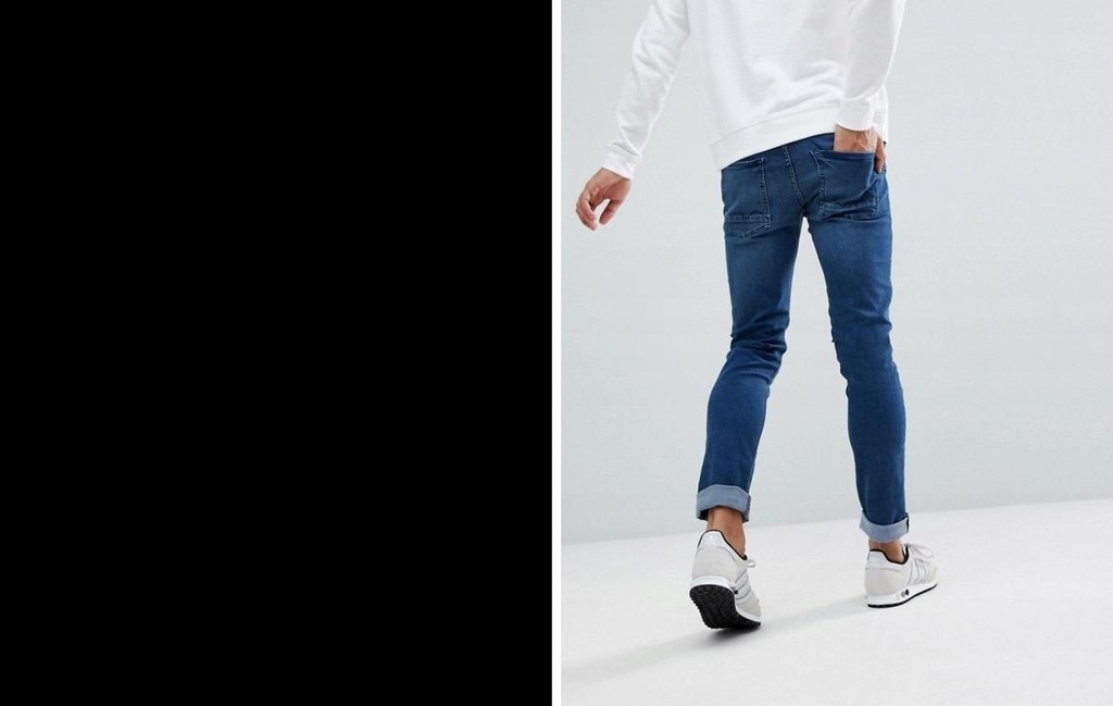 I002B22 Blend NIEBIESKIE SPODNIE JEANSY W36/L32