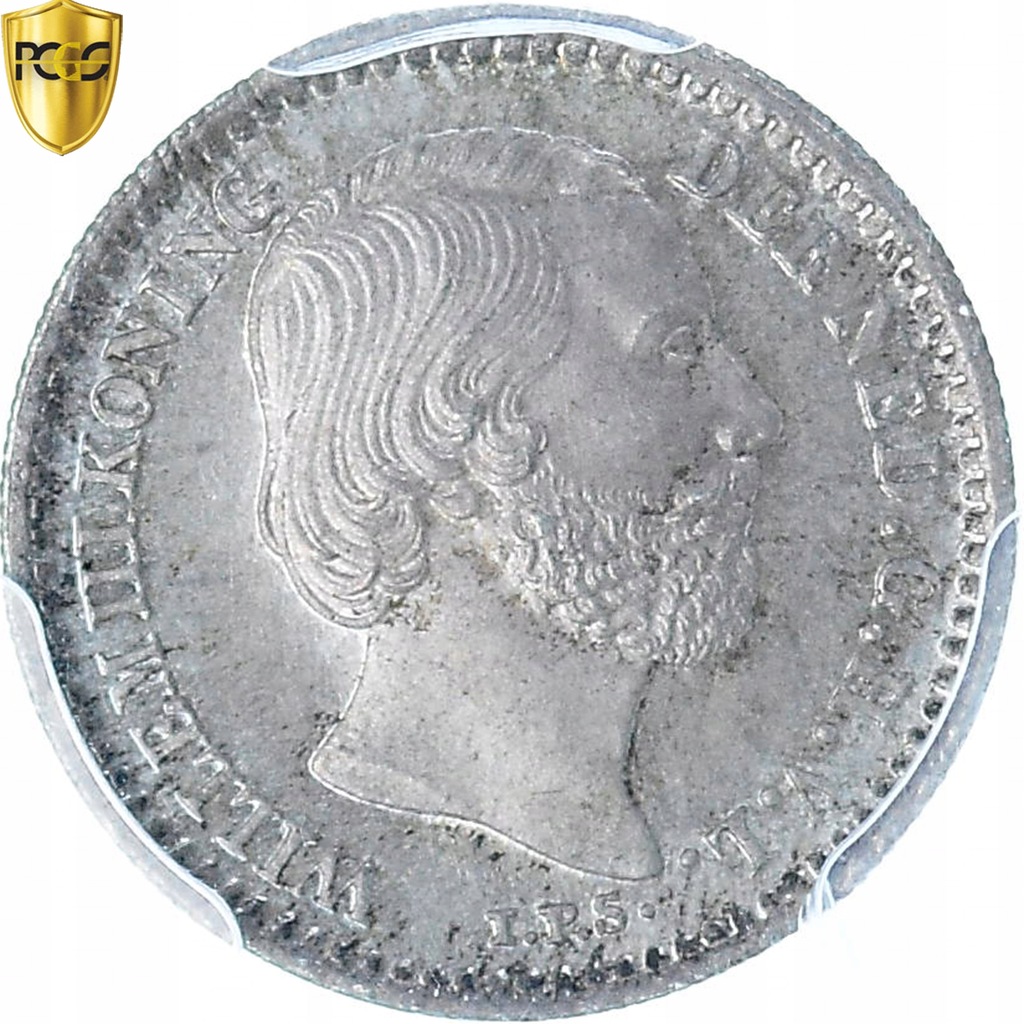 Moneta, Holandia, William III, 10 Cents, 1890, Utr