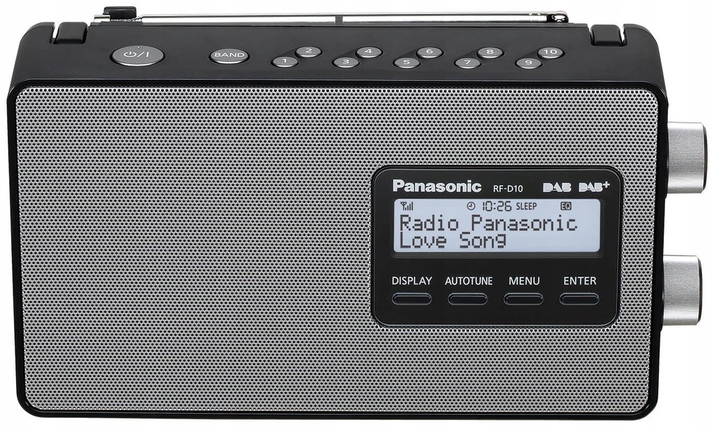 Radio sieciowe DAB+, FM Panasonic RF-D10