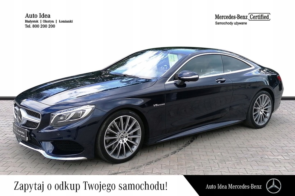 Mercedes-Benz S 500 Salon Polska, faktura VAT23%