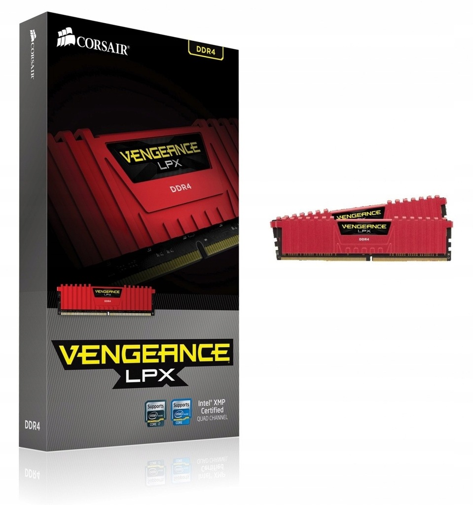 DDR4 Vengeance LPX 8GB/ 2400 (2*4GB) RED CL14-16