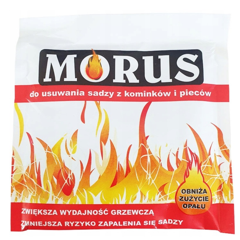 MORUS Proszek do USUWANIA Sadzy z Kominków 50g