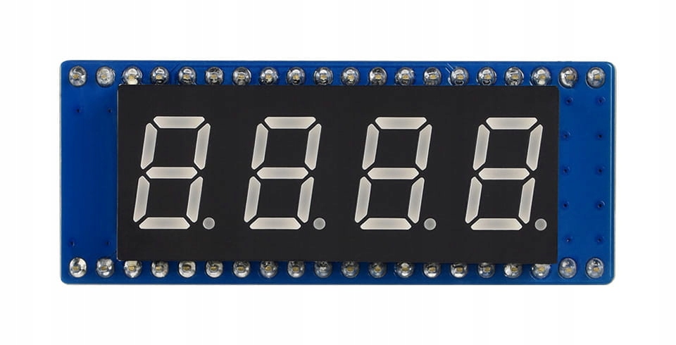 Wyświetlacz LED 4 cyfrowy 8 segmentowy moduł dla Raspberry pi Pico