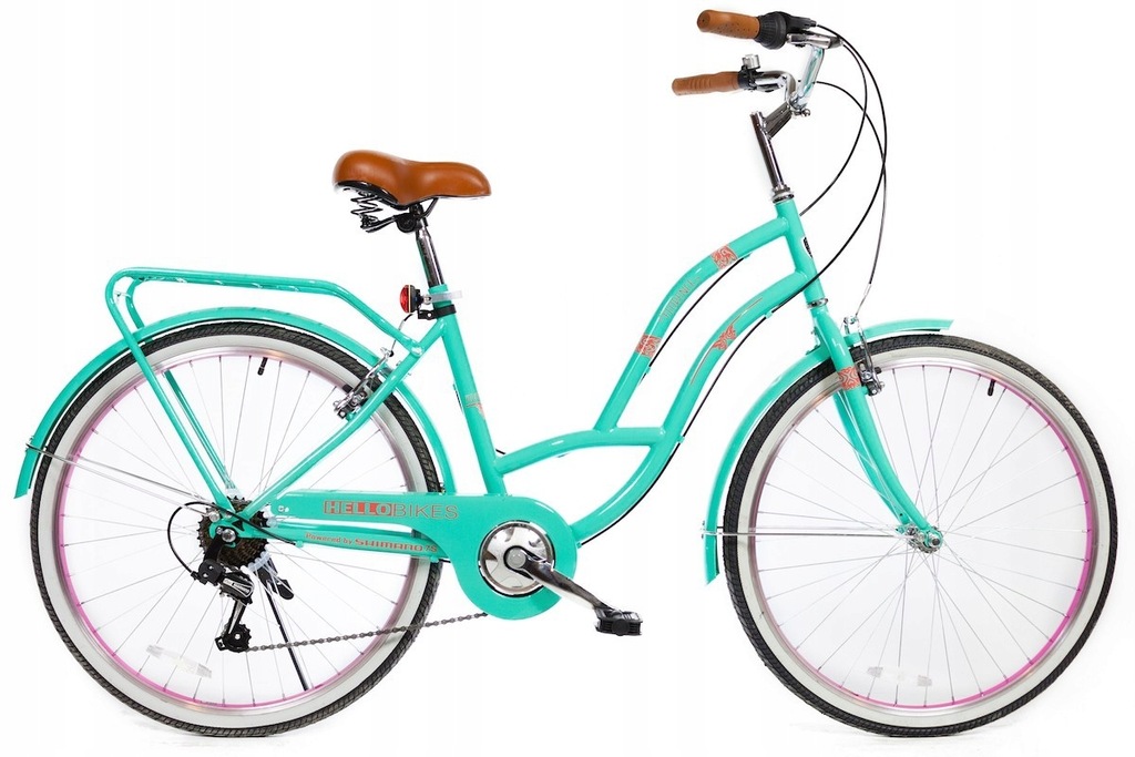 ROWER 26 MIEJSKI DAMSKI MĘSKI SHIMANO 7BIEGÓW TANI 8630440516