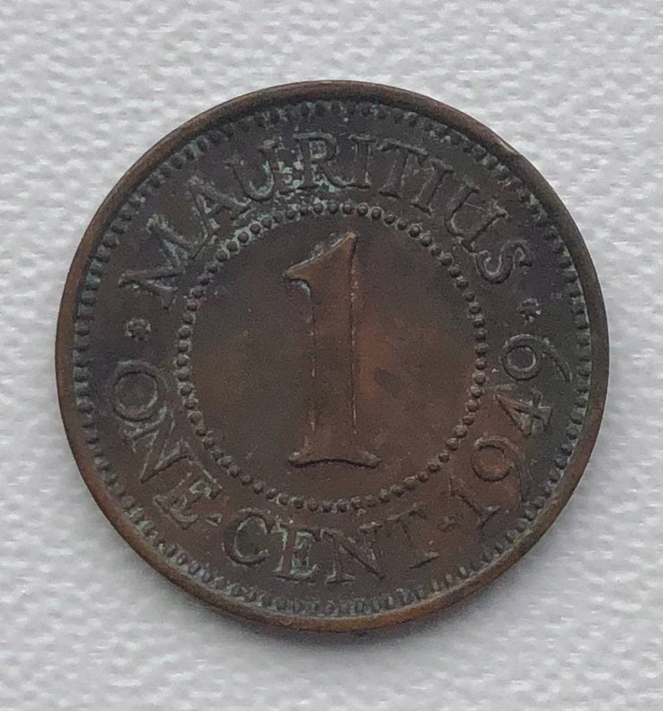 Mauritius - 1 cent 1949