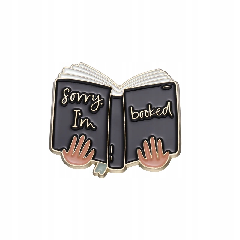 Flower Book Enamel Pins Love Reading Book Nerd Brooch Lapel Pin Hat