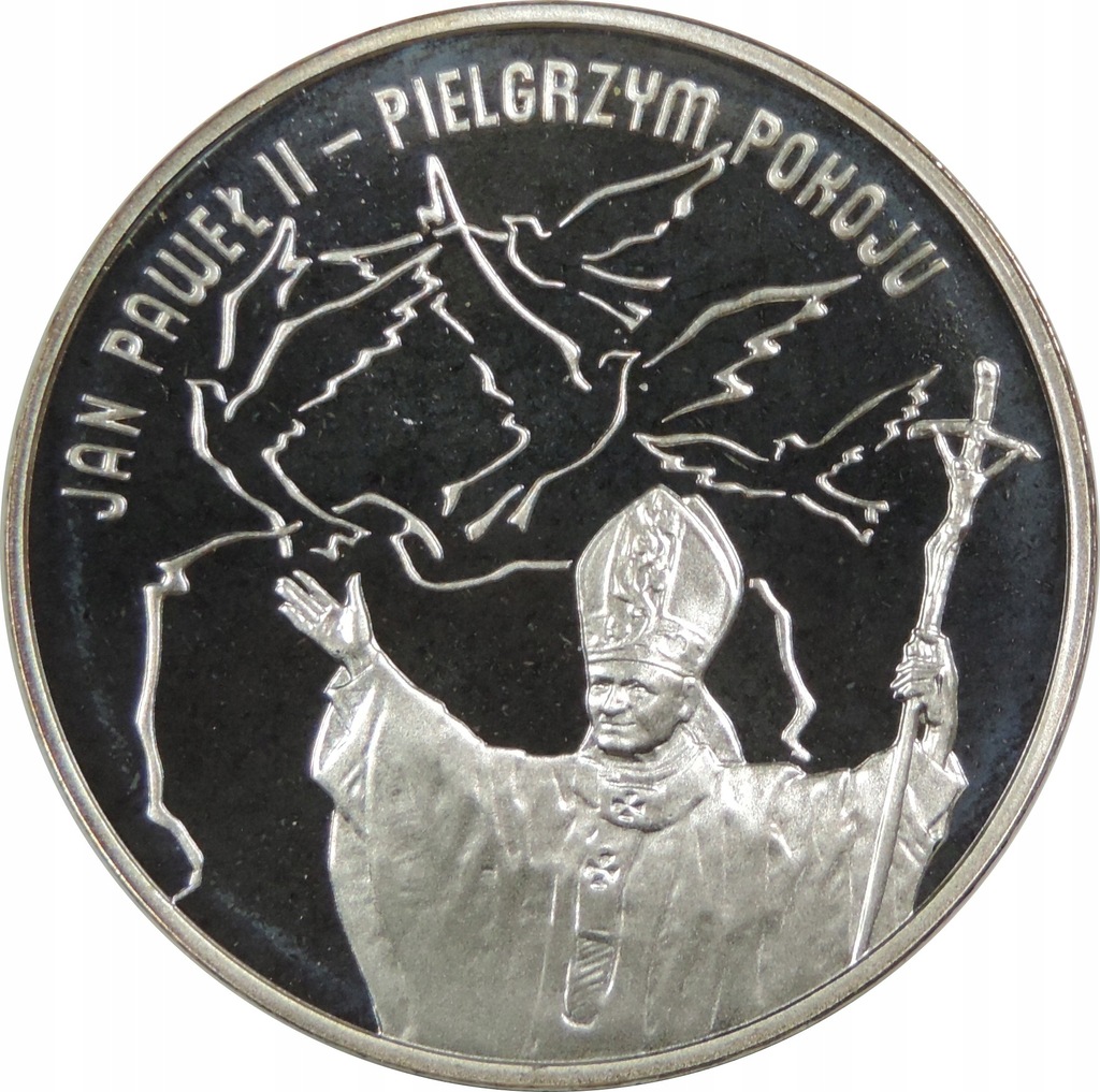 MEDAL SREBRO - NUMIZMAT Ag - KOLEKCJONERSKA - POLSKA - JAN PAWEŁ II -OE1985