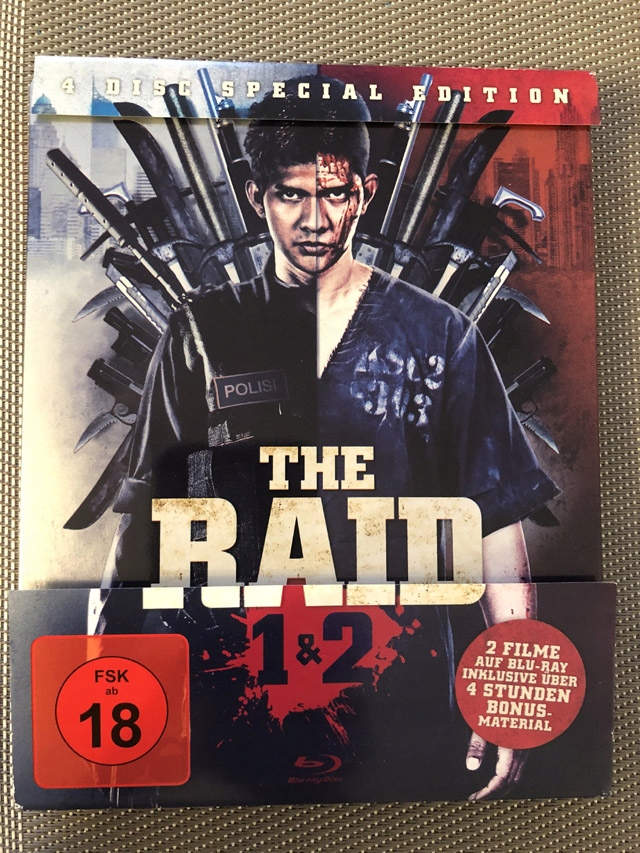 THE RAID 1&2 Steelbook Blu-ray