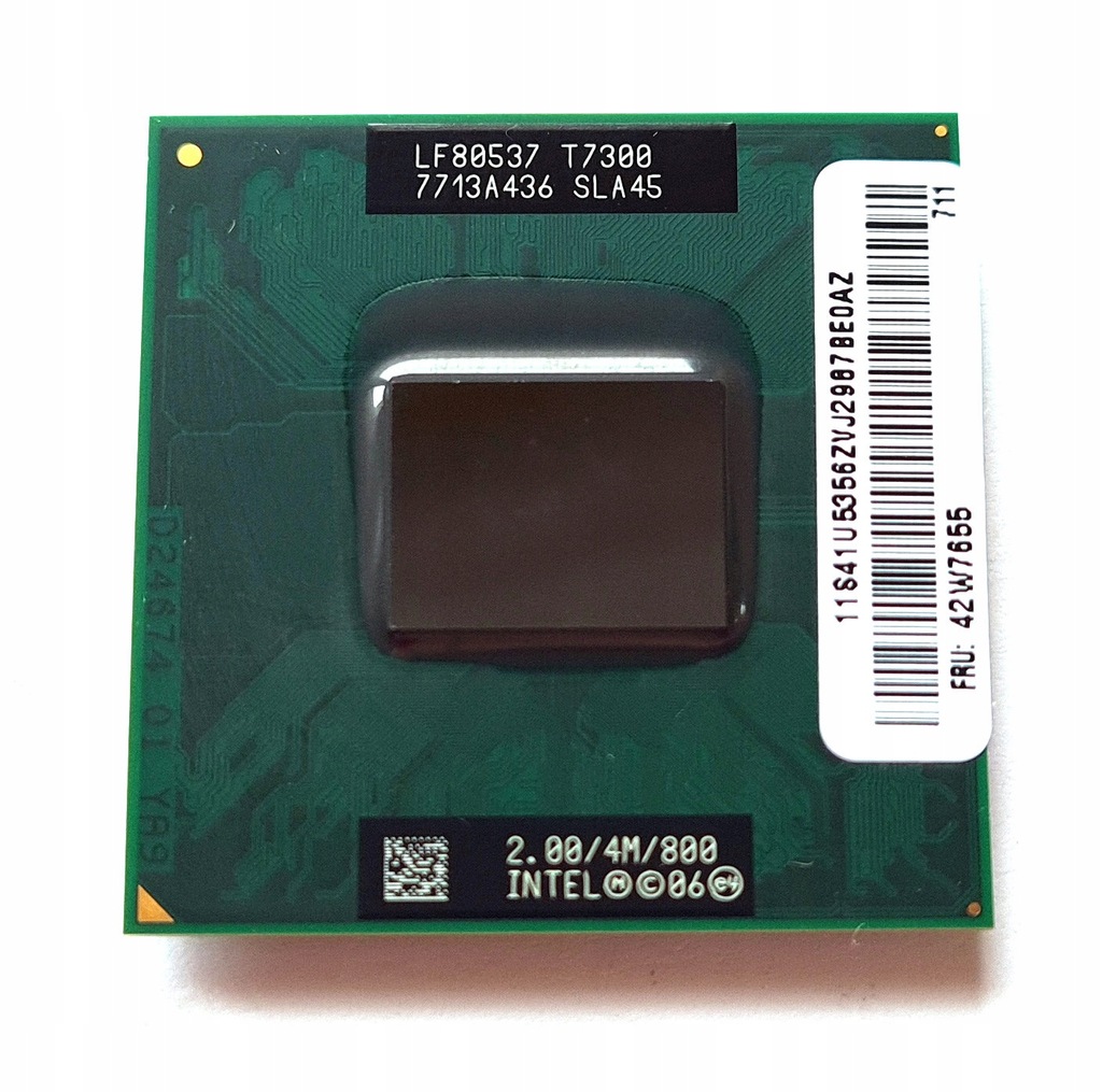 Intel Core2Duo T7300 2GHz / 4MB / 800MHz SLA45