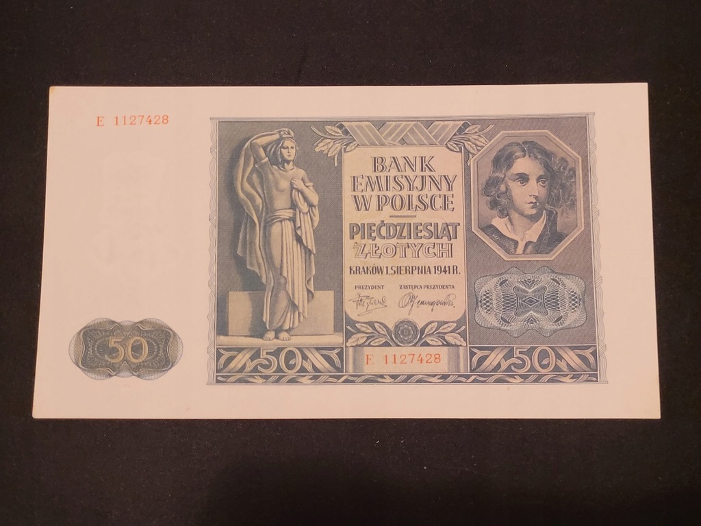 50 złotych 1941 Piękny STAN