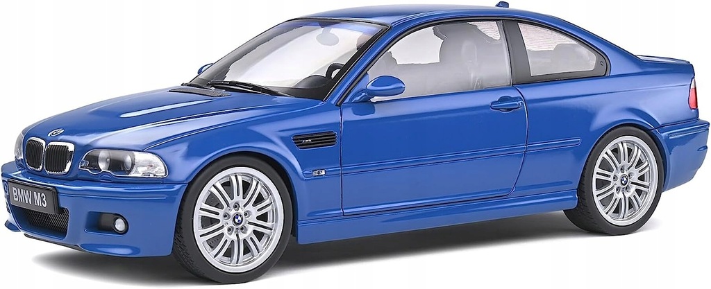 BMW E46 Coupé M3 2000 Laguna Blue Solido 1:18 - 14061355033 - oficjalne  archiwum Allegro