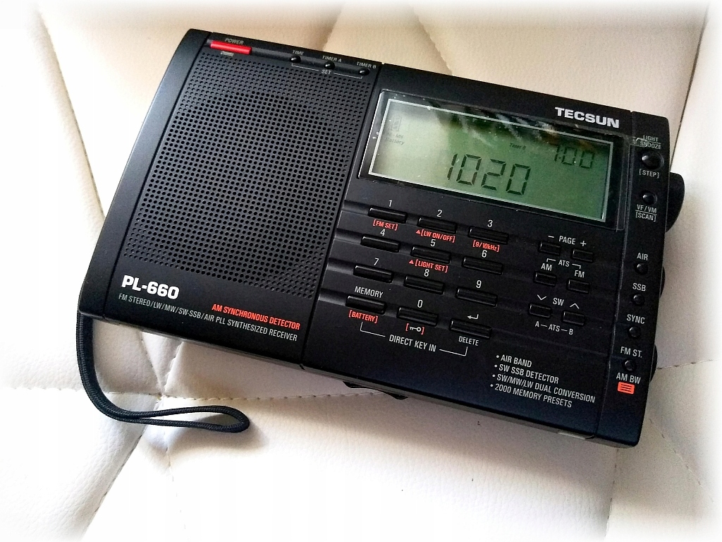 TECSUN PL-660 Radio globalne AM/FM/SSB/AIRBAND
