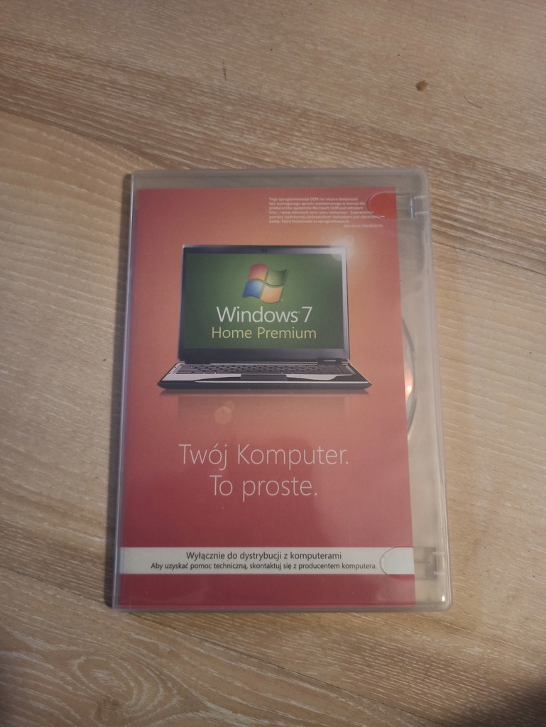 Windows 7 Home Premium 32-bit NOWY OEM CD