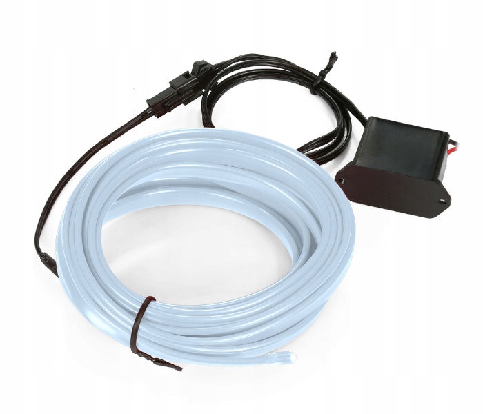 Ambient Ice Blue pasek El Wire 1m 12V do auta