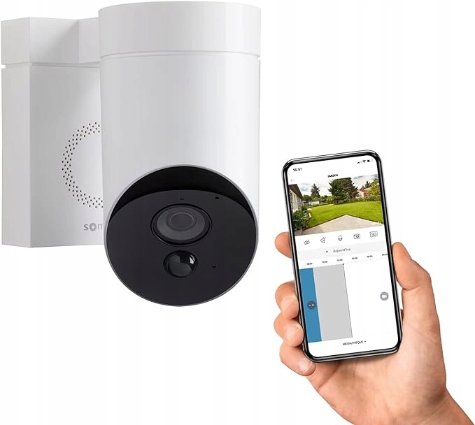 KAMERA MONITORUJĄCA ZEWNĘTRZNA SOMFY SF6100 BIAŁA