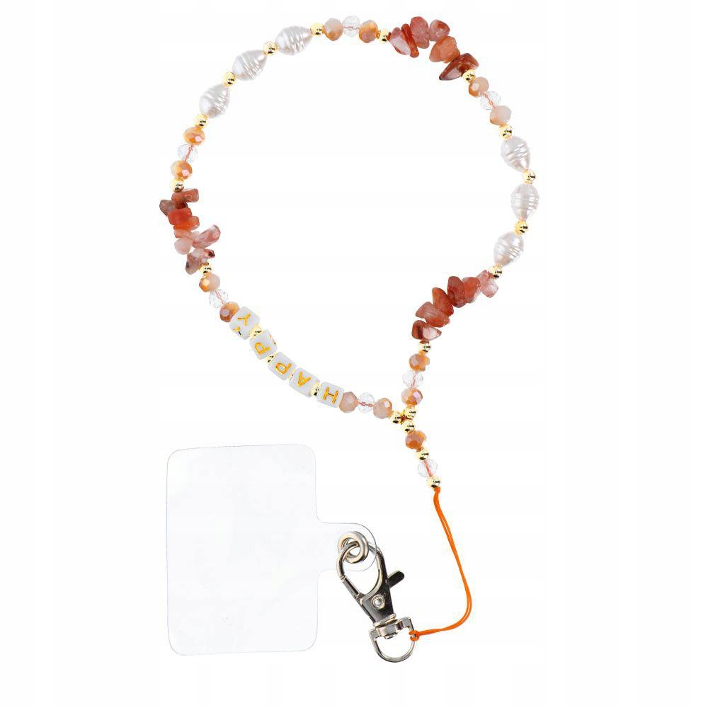 Zawieszka HAPPY do telefonu / długość sznura 44cm