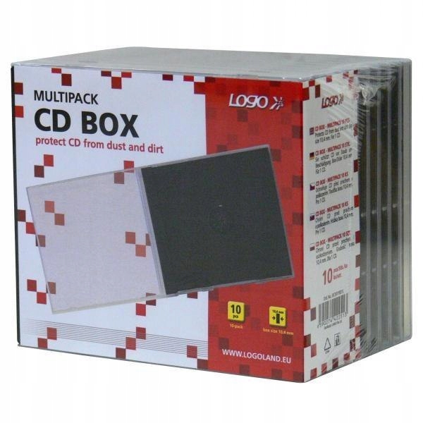 Opakowanie Box na płytę CD DVD 10,4 mm 10 sztuk