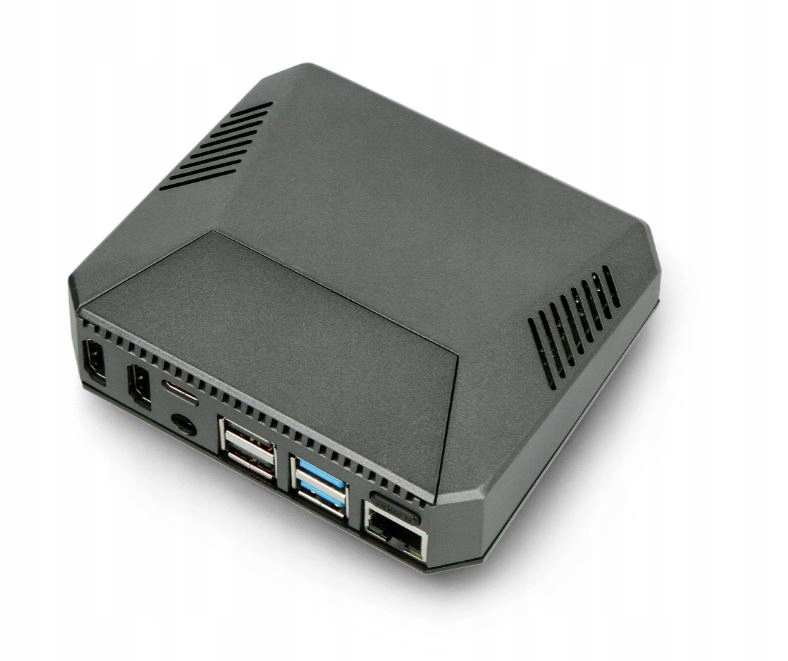 Obudowa do Raspberry Pi 4B aluminiowa z wentylatorem Argon One V2 szara