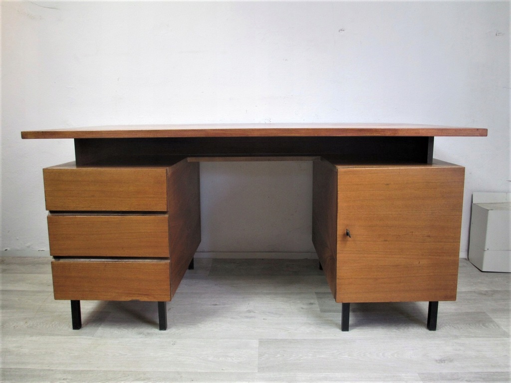 Duże biurko ,tek,lata 60