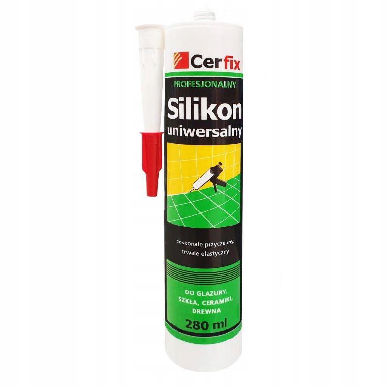 CERFIX SILIKON UNIWERSALNY BEZBARWNY 280ml