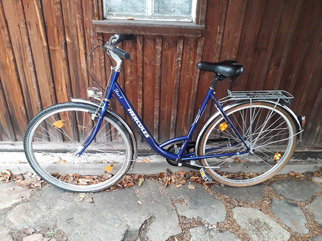 Rower Miejski Damski Łabędź Niska rama 3 biegi 28 11534984709