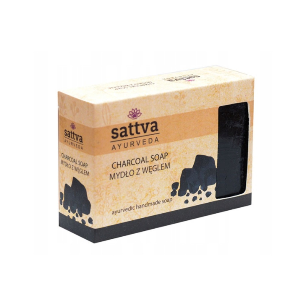 Sattva, Mydło glicerynowe Wegiel, 125 g