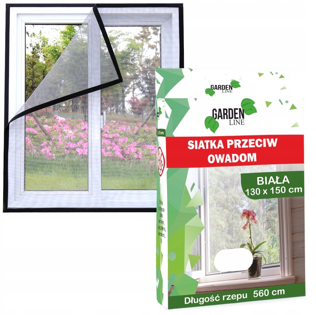 siatka na okno przeciw owadom