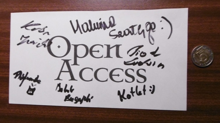 Open Access autografy