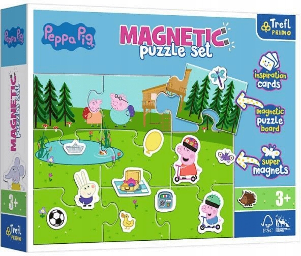 Puzzle magnetyczne Zabawy Peppy 93164