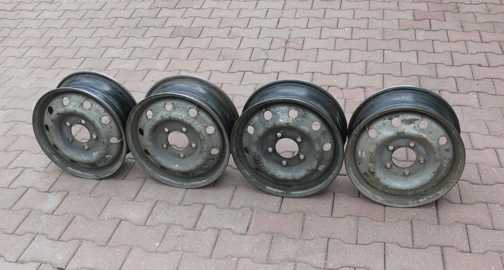 4 X FELGA FELGI STALOWE 16'' 5x130 ET66 6J16H2D RENAULT MASTER II 2